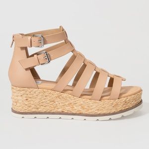 DV by Dolce Vita Breva Caged Platform Fisherman‎ Espadrille Sandals